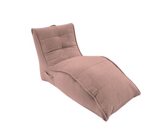 пудровое бескаркасный лаунж-диван Avatar Sofa велюровое для гостиной, кабинета и лаунж-зоны