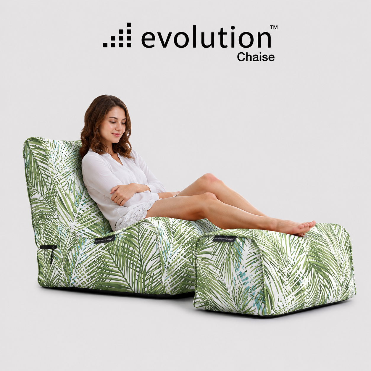  Кресло + пуф под ноги Evolution Chaise (под заказ)