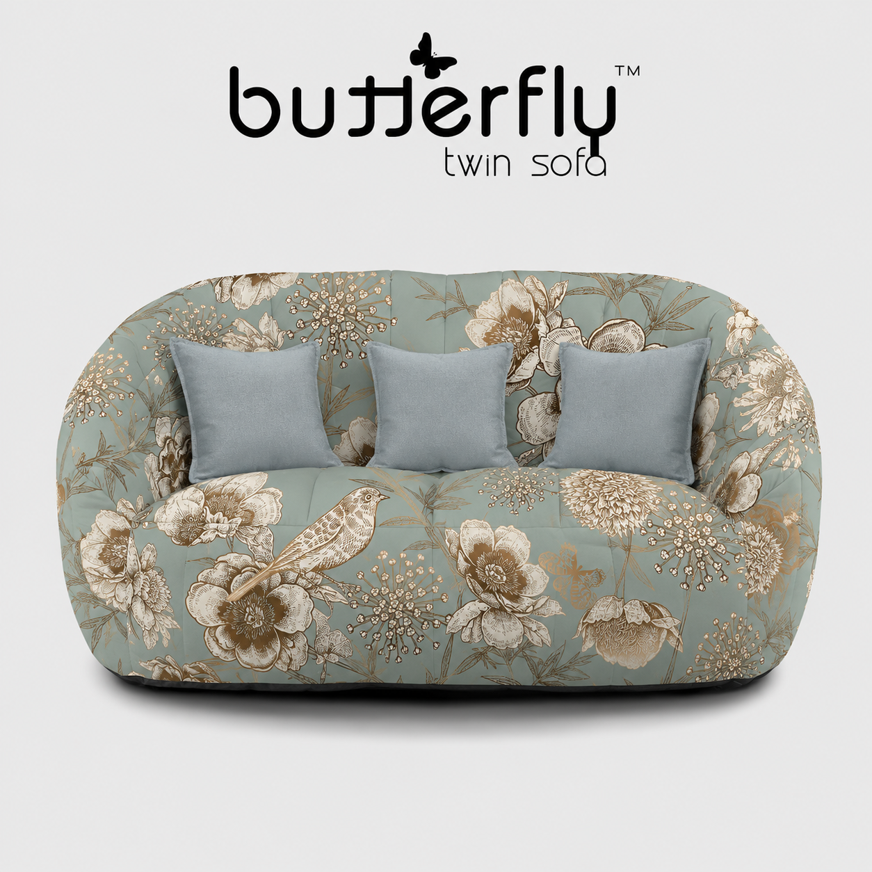 Бескаркасный диван Butterfly Twin Sofa (под заказ)