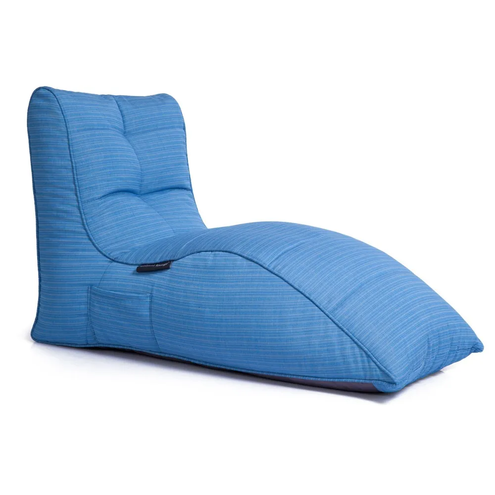 синее бескаркасный лаунж-диван Avatar Sofa уличное (Oxford) для гостиной, кабинета и лаунж-зоны