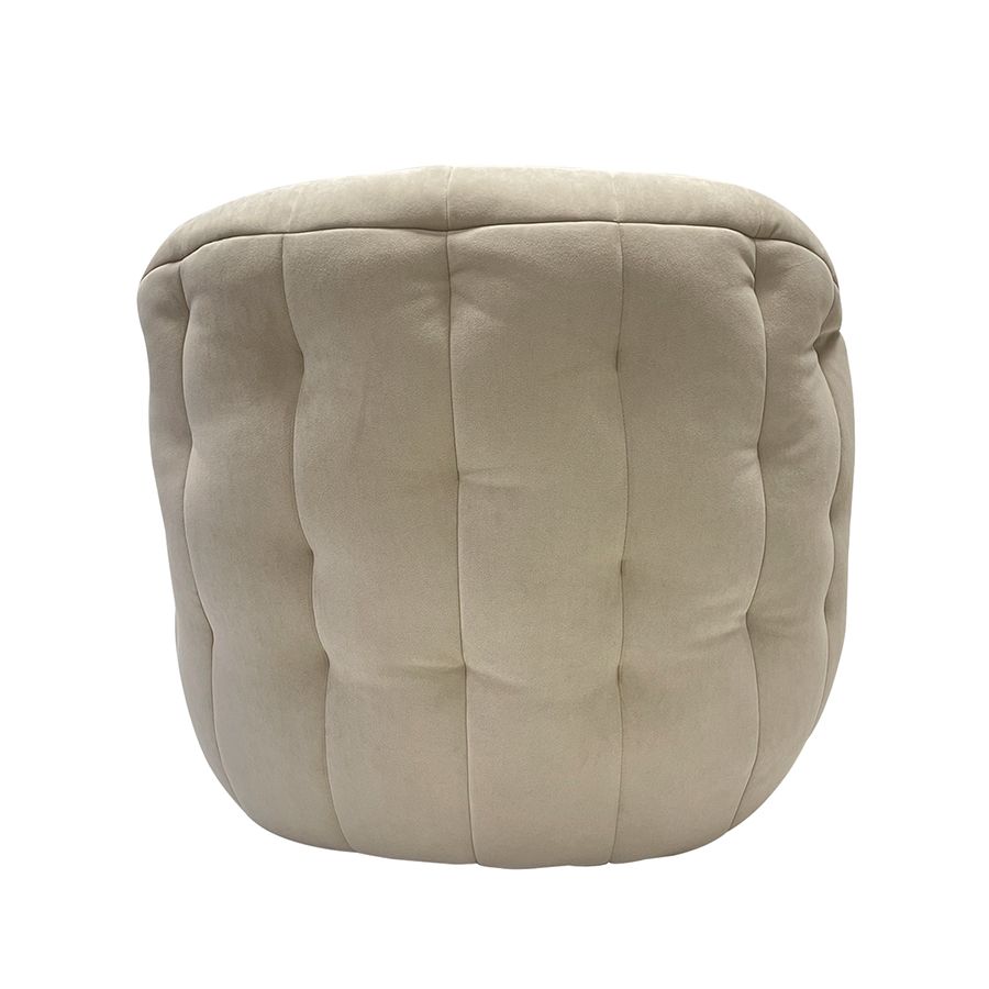 натуральное полукруглое бескаркасное кресло Butterfly Sofa велюровое в интерьере гостиная
