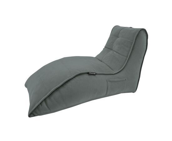 серое бескаркасный лаунж-диван Avatar Sofa велюровое для гостиной, кабинета и лаунж-зоны