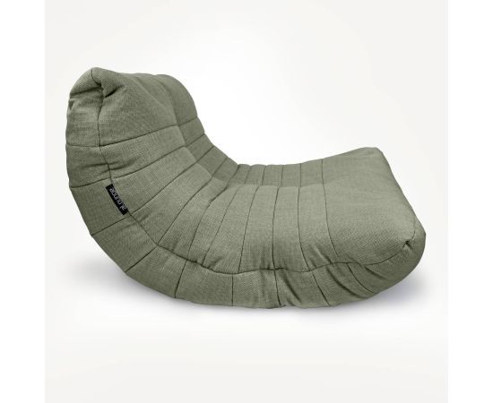 зелёное акустический бескаркасный диван Acoustic Sofa из рогожки для домашнего кинотеатра, офиса и студии
