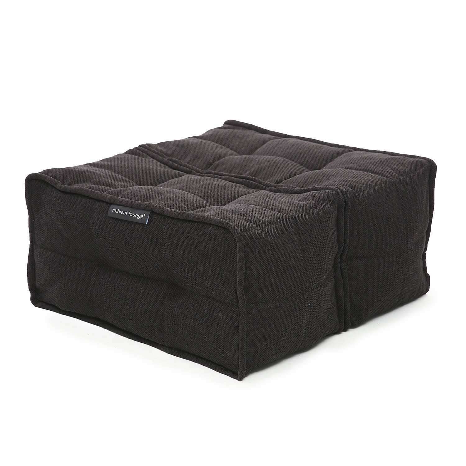 Twin Ottoman - Black Sapphire (Sofa Weave)