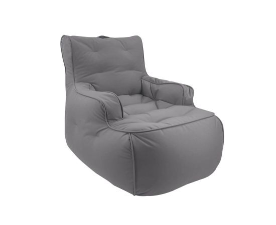 тёмно-серое уличное лаунж-кресло Tranquility Armchair уличное из олефина — дизайн и качество