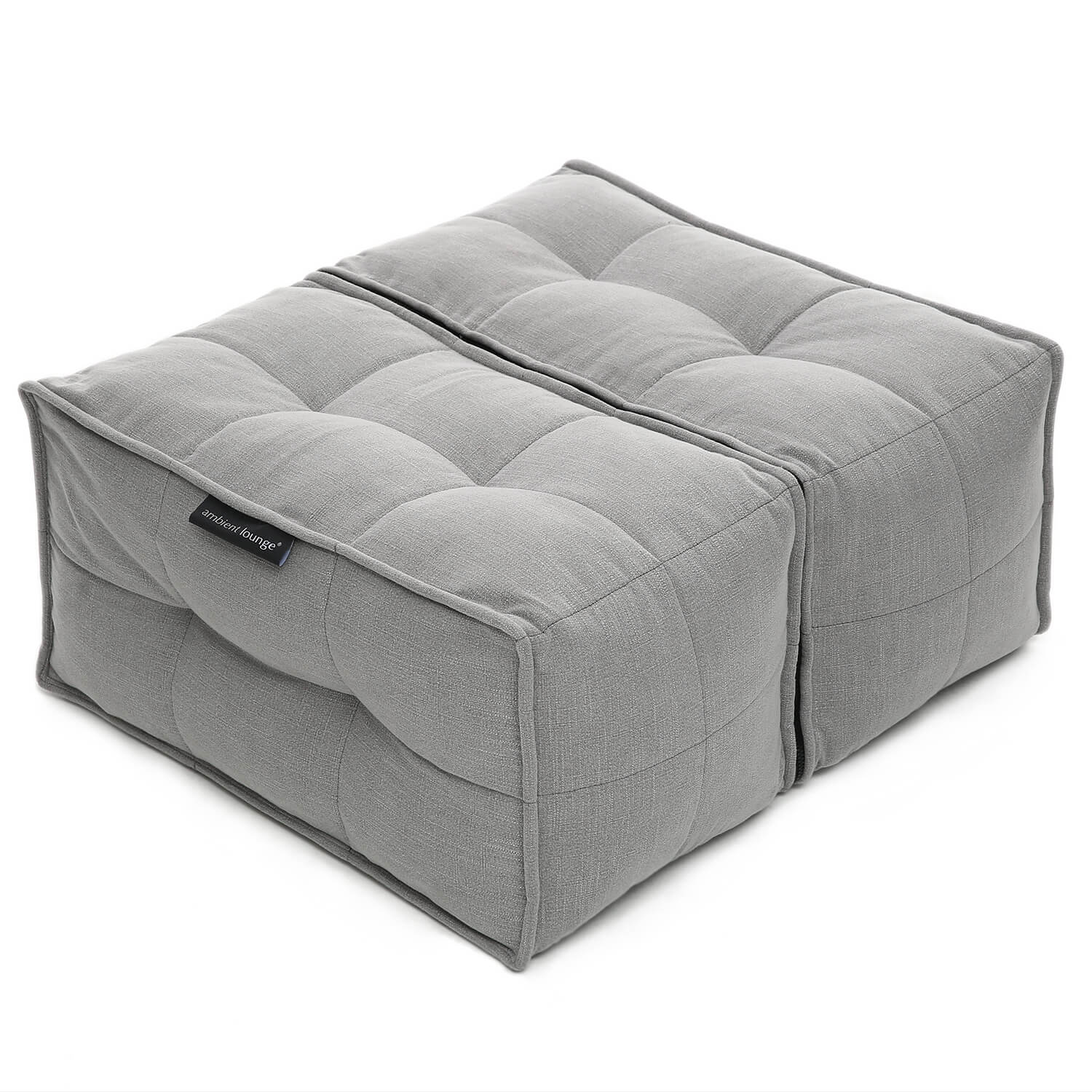 Twin Ottoman - Keystone Grey (Sofa Weave)