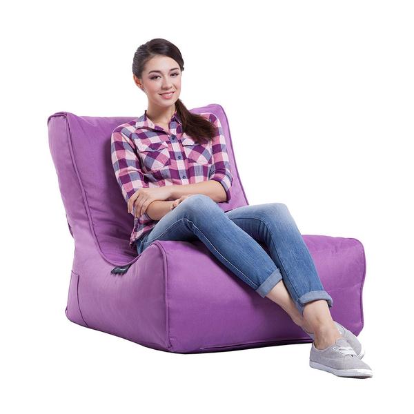 фиолетовое уличный бескаркасный диван Evolution Sofa уличное (Oxford) для террасы, сада и веранды