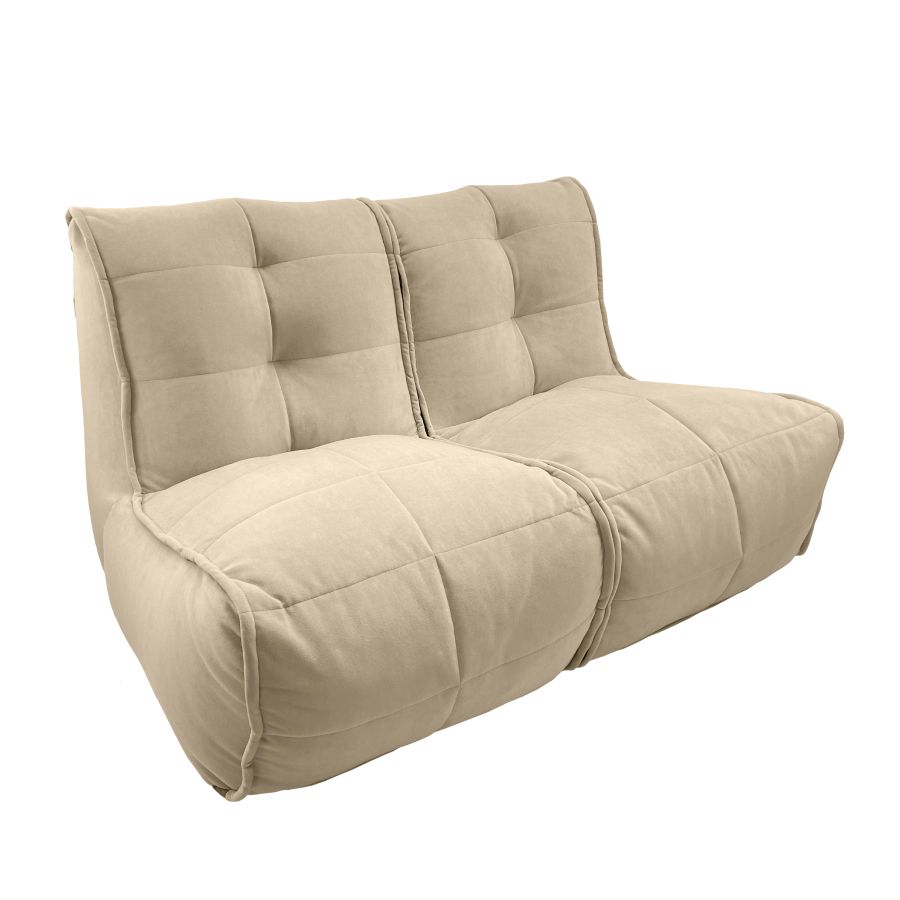 натуральное двойной модульный диван Twin Couch велюровое для гостиной и переговорной