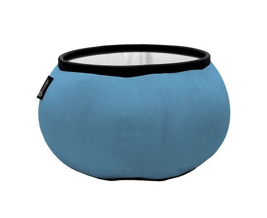 синее складной столик Versa Table велюровое для гостиной и лаунж-зоны рядом с диваном