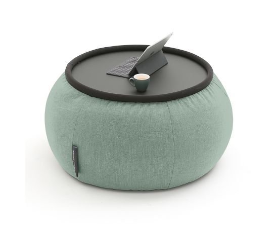 мятное складной столик Versa Table шенилловое для гостиной и лаунж-зоны рядом с диваном
