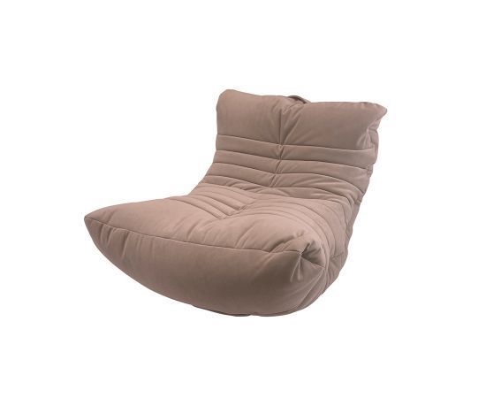 пудровое акустический бескаркасный диван Acoustic Sofa велюровое для домашнего кинотеатра, офиса и студии