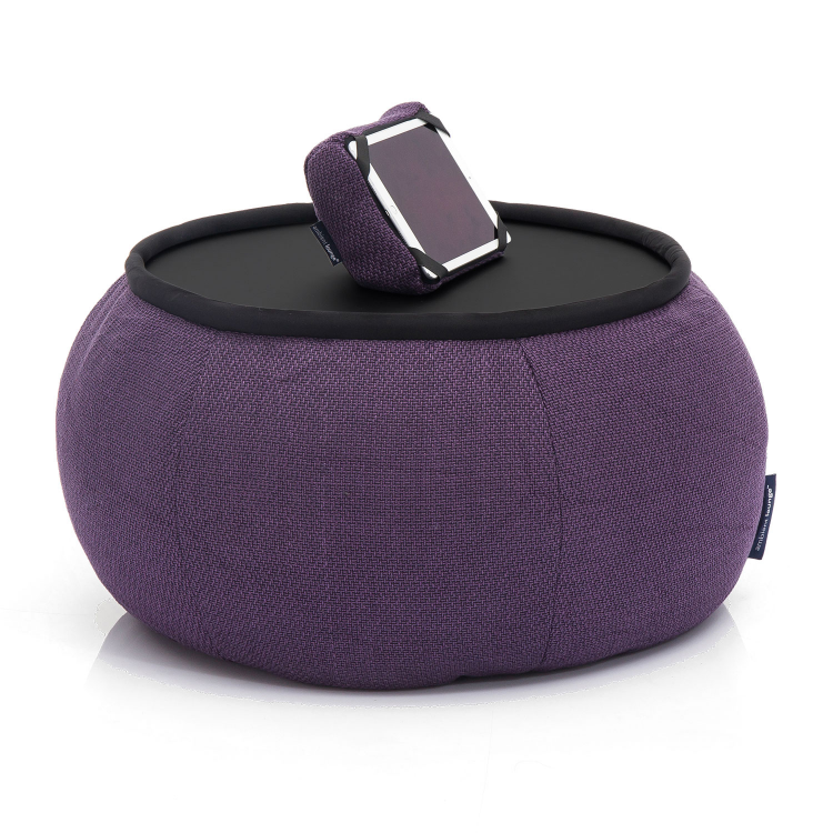 баклажановое складной столик Versa Table из Sofa Weave для гостиной и лаунж-зоны рядом с диваном