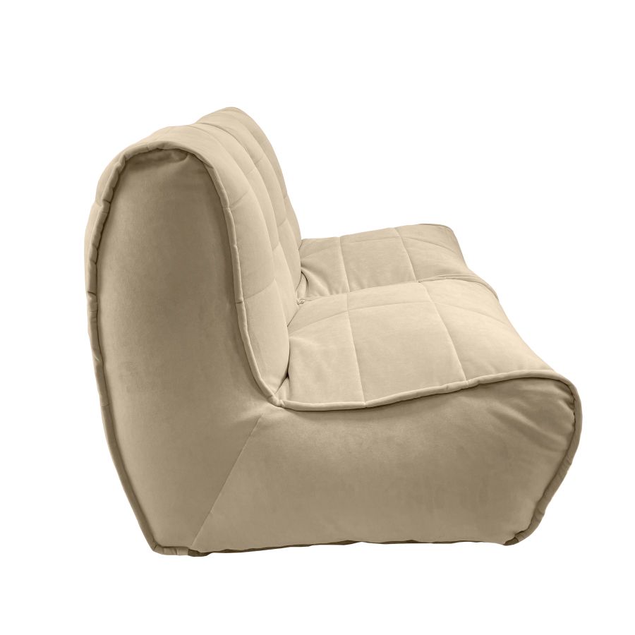 натуральное двойной модульный диван Twin Couch велюровое для гостиной и переговорной — фото в интерьере