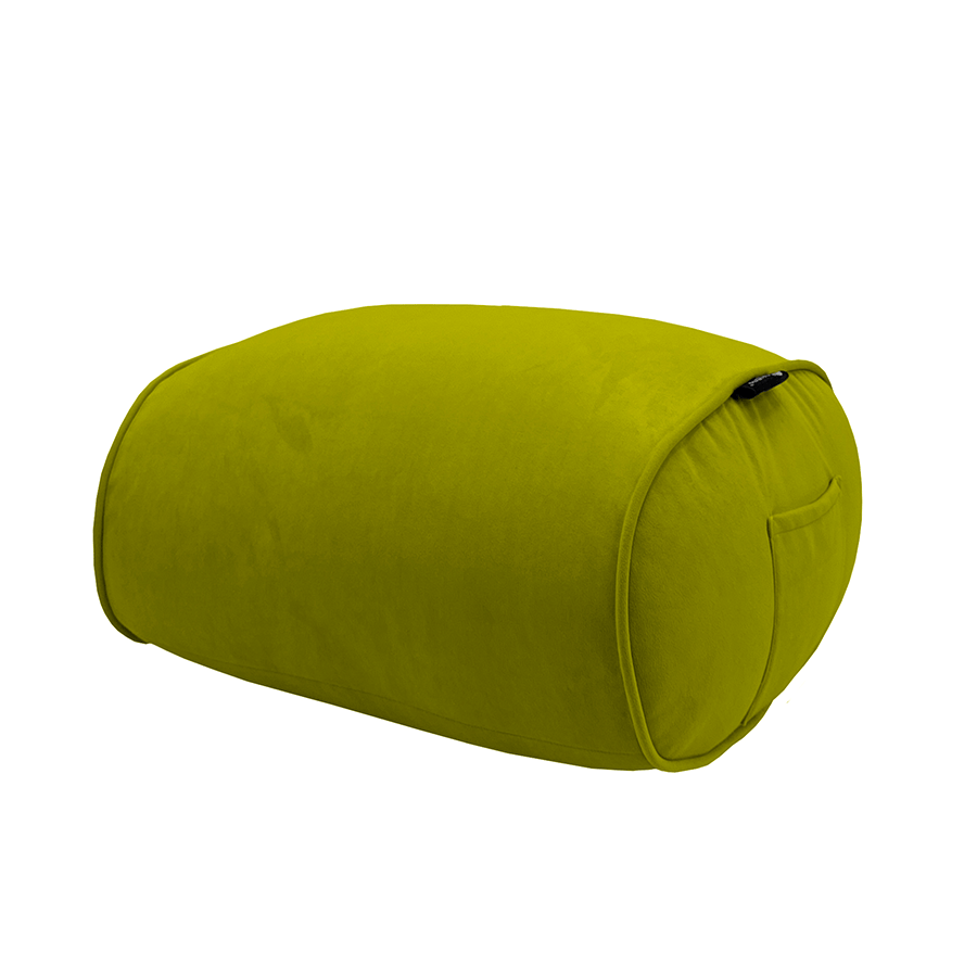зелёное просторное бескаркасное кресло Butterfly Sofa Deluxe велюровое для гостиной, переговорной и лаунж-зоны
