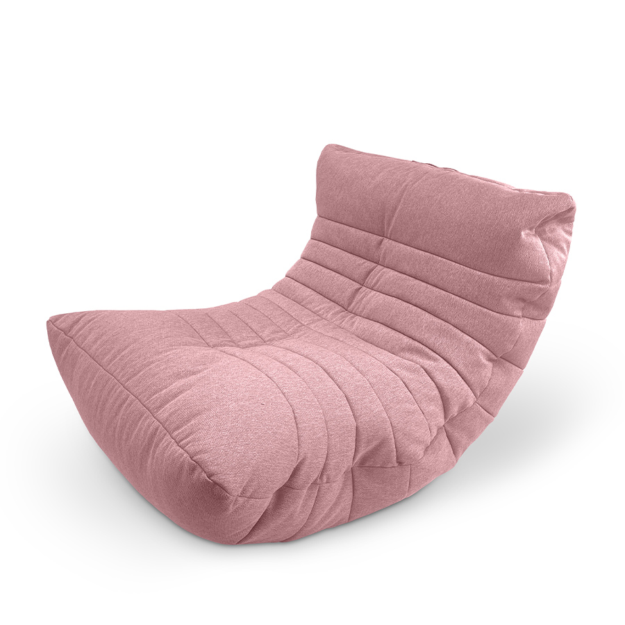 розовое акустический бескаркасный диван Acoustic Sofa жаккардовое для домашнего кинотеатра, офиса и студии