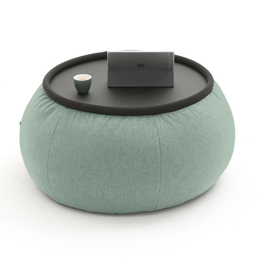 мятное складной столик Versa Table шенилловое для гостиной и лаунж-зоны рядом с диваном