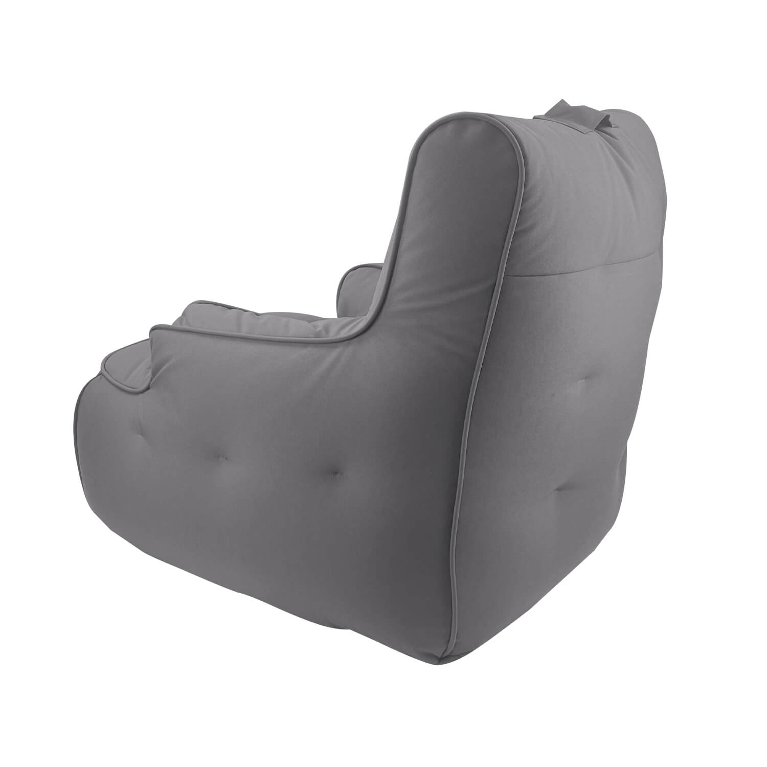 тёмно-серое уличное лаунж-кресло Tranquility Armchair уличное из олефина для террасы, сада и веранды