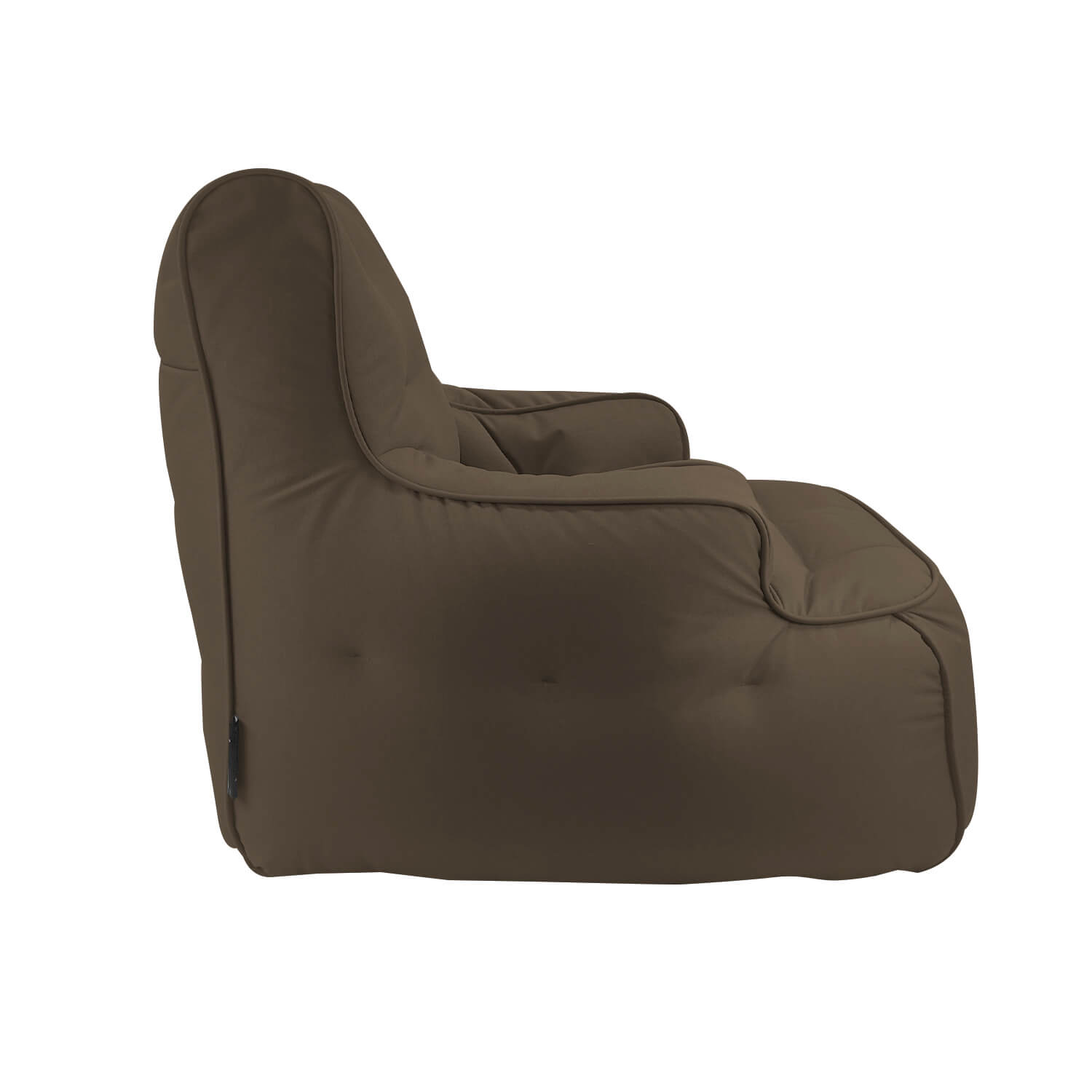 коричневое уличное лаунж-кресло Tranquility Armchair уличное из олефина для террасы, сада и веранды