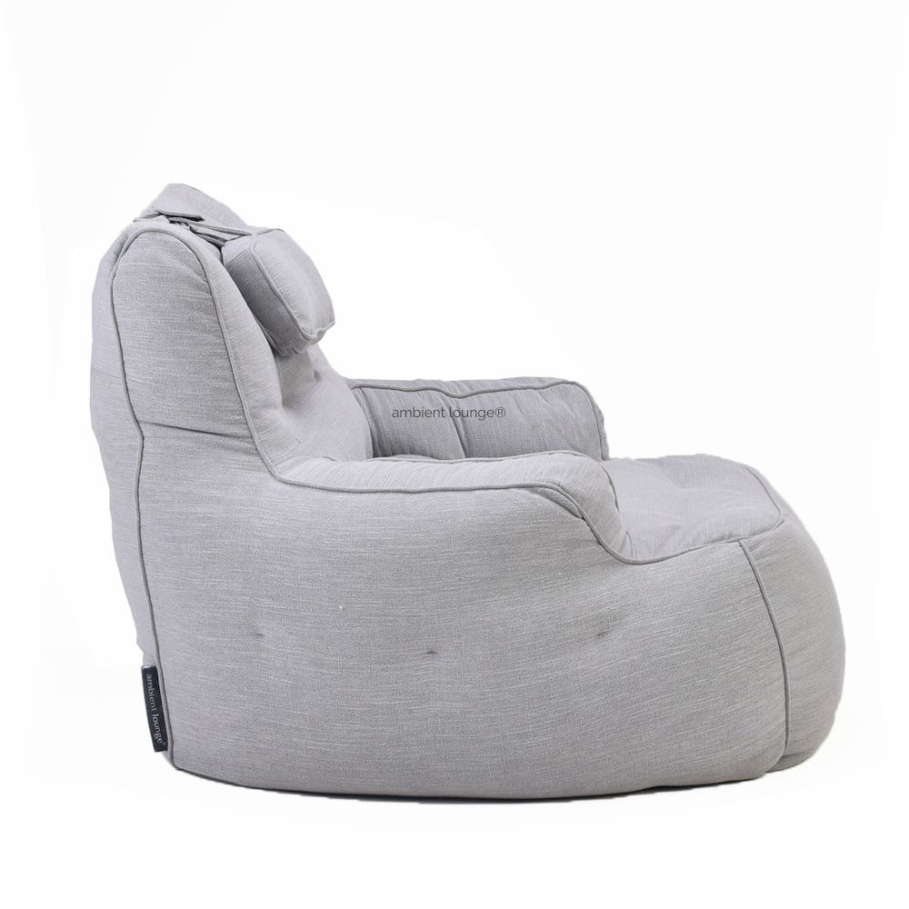 серое уличное лаунж-кресло Tranquility Armchair из Sofa Weave для террасы, сада и веранды
