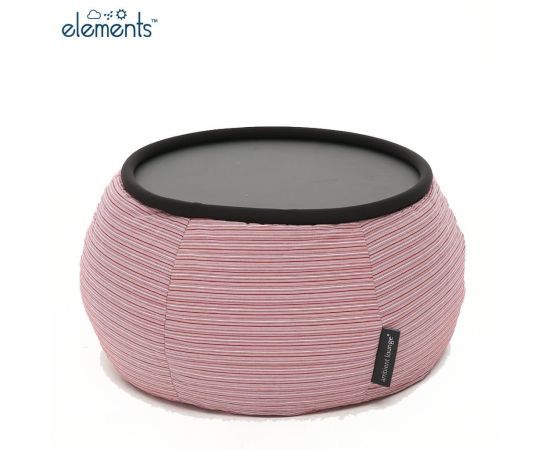 малиновое складной столик Versa Table уличное ткань Elements для гостиной и лаунж-зоны рядом с диваном — крупный план