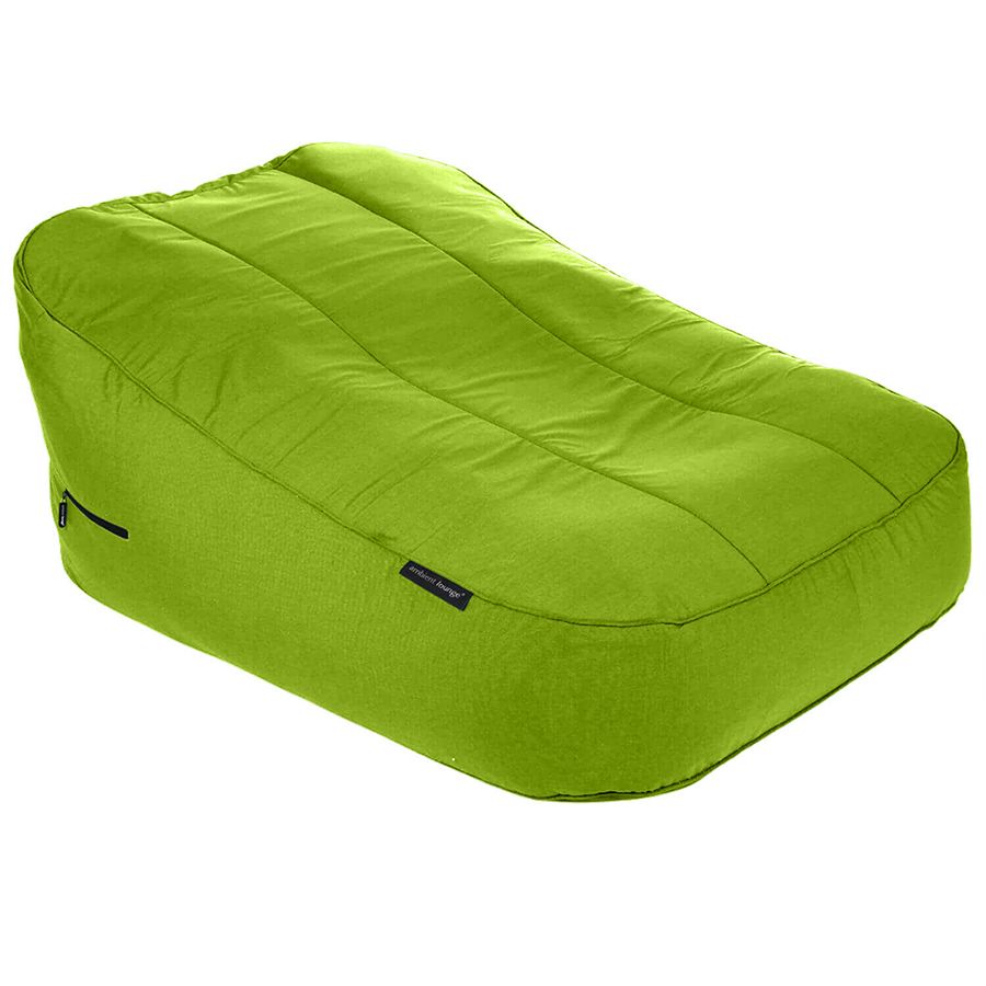 лаймово-зелёное уличный двухместный диван Satellite Twin Sofa уличное (Oxford) в интерьере терраса