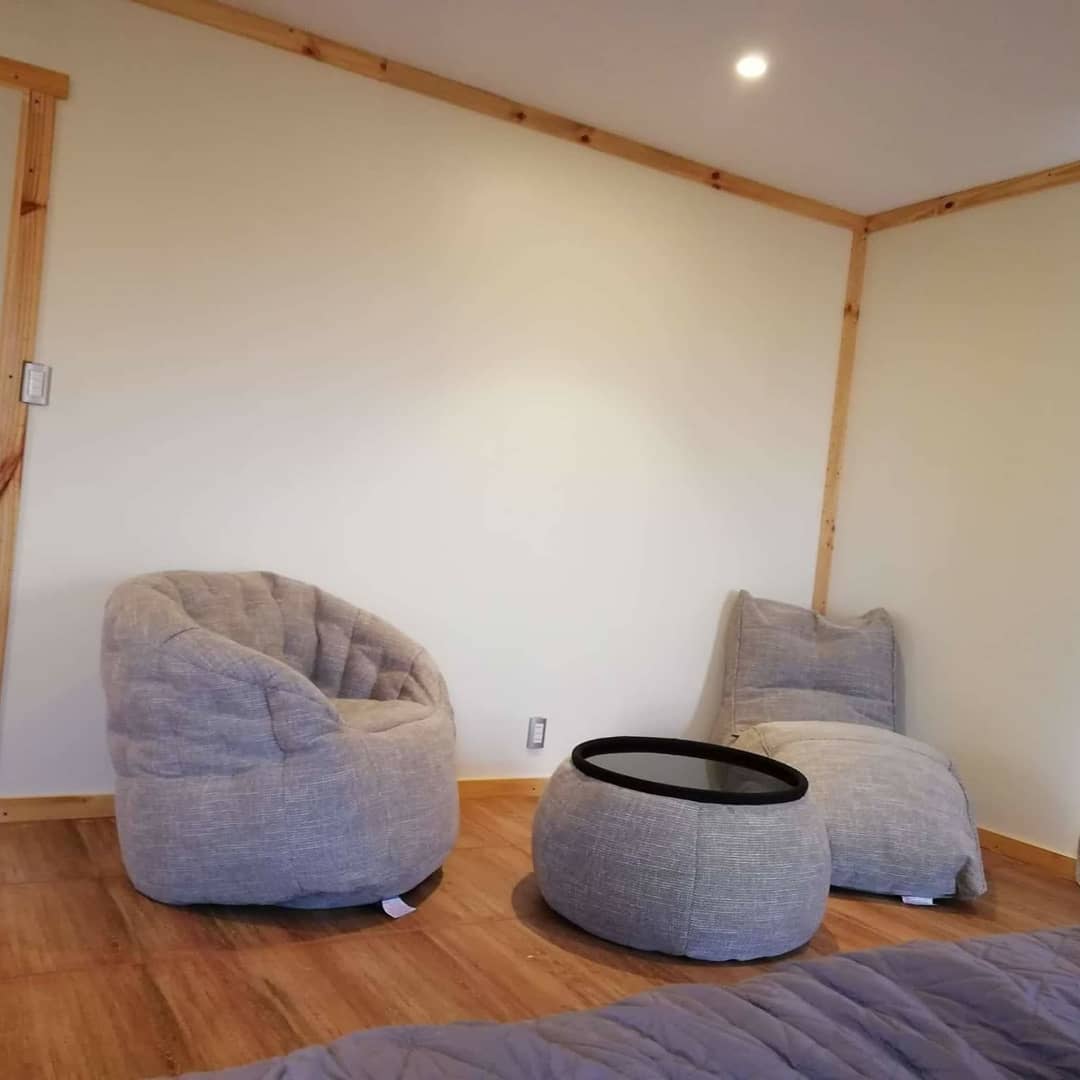 натуральное лаунж-комплект Loft Package шенилловое для гостиной и офиса — вид сбоку
