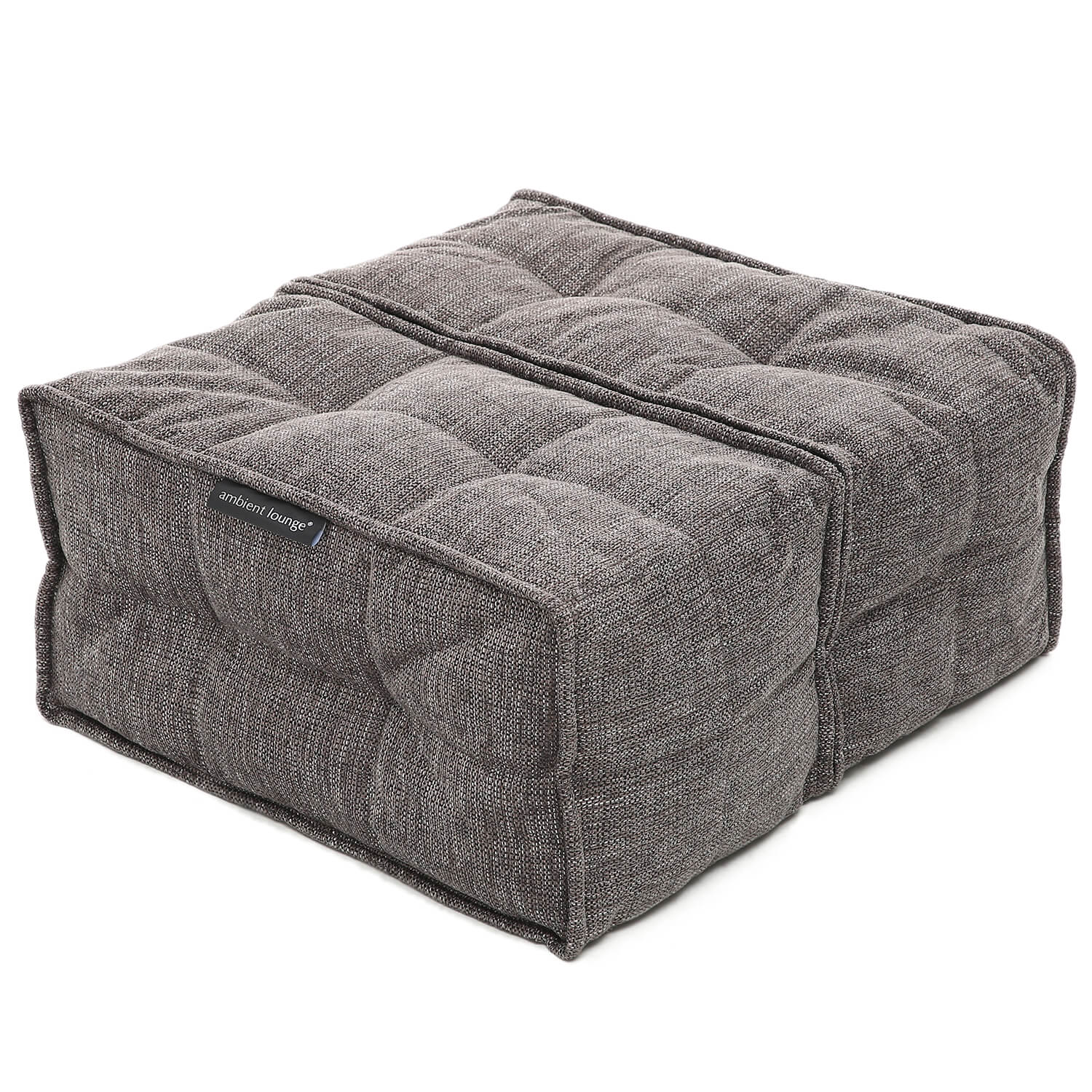 Twin Ottoman - Luscious Grey (Sofa Weave)