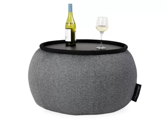 тёмно-серое складной столик Versa Table уличное (Oxford) для гостиной и лаунж-зоны рядом с диваном