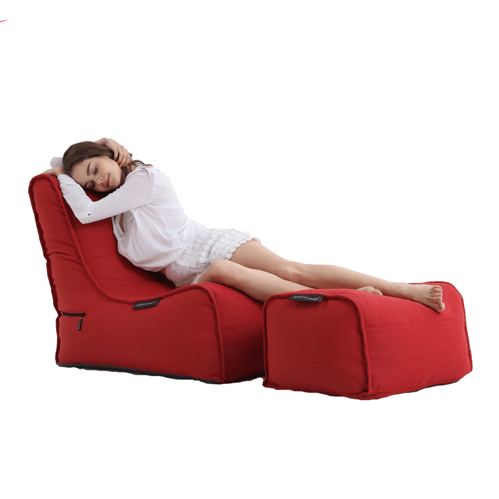 красное уличный шезлонг Evolution Chaise уличное (Oxford) для террасы и бассейна