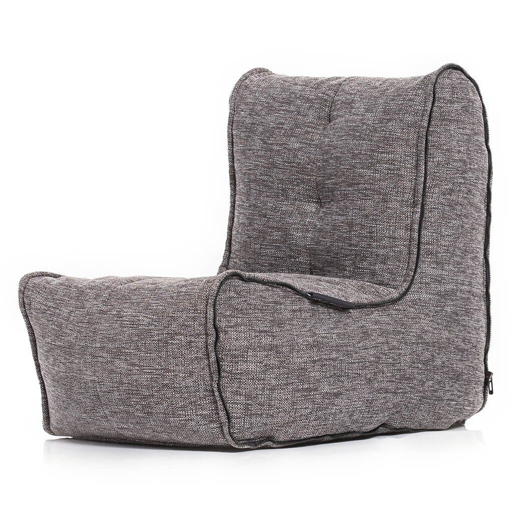 тёмно-серое одинарный модуль дивана Twin Modular Single из Sofa Weave для гостиной — модульная система
