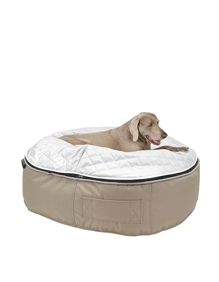 Лежак для собак Pet Lounge Large - Cappuccino Grey Quilt