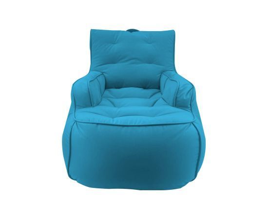 голубое уличное лаунж-кресло Tranquility Armchair уличное из олефина для террасы, сада и веранды