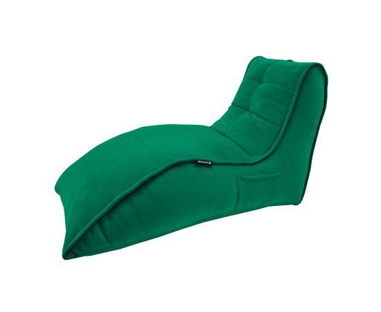 зелёное бескаркасный лаунж-диван Avatar Sofa велюровое для гостиной, кабинета и лаунж-зоны