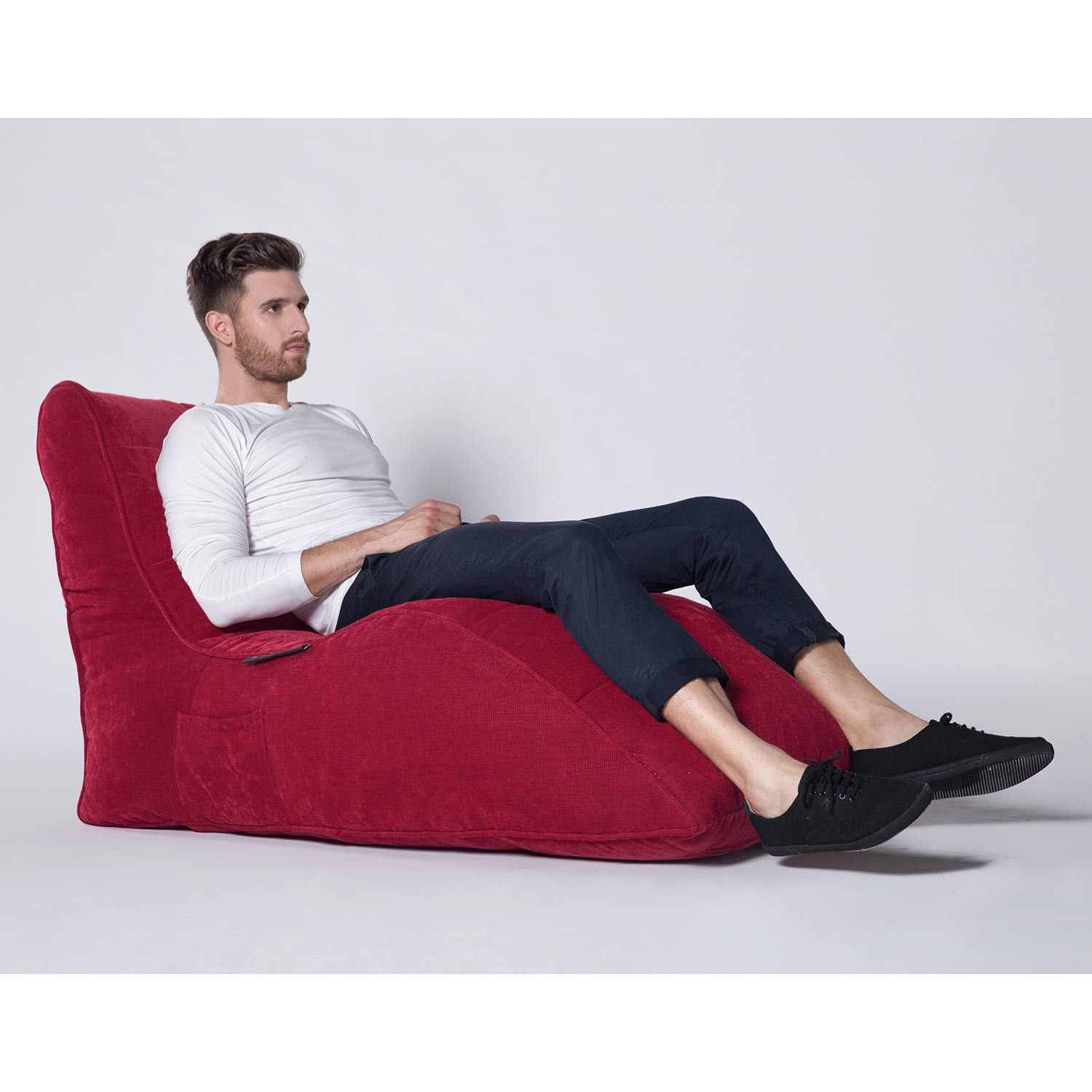 красное бескаркасный лаунж-диван Avatar Sofa из Sofa Weave — дизайн и качество
