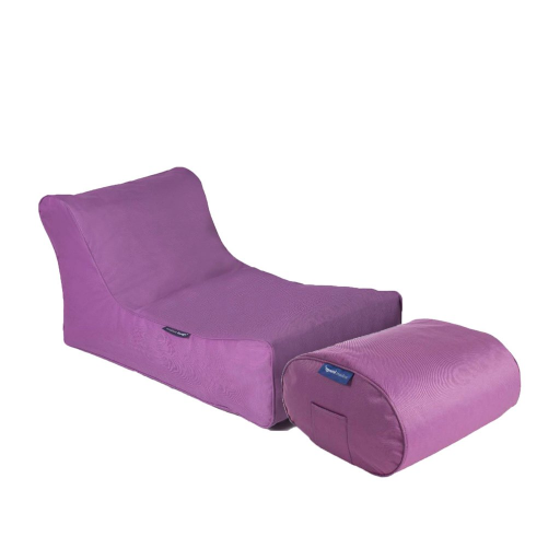 фиолетовое уличный шезлонг Studio Chaise уличное (Oxford) для террасы, бассейна и сада