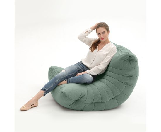 мятное акустический бескаркасный диван Acoustic Sofa шенилловое для домашнего кинотеатра, офиса и студии