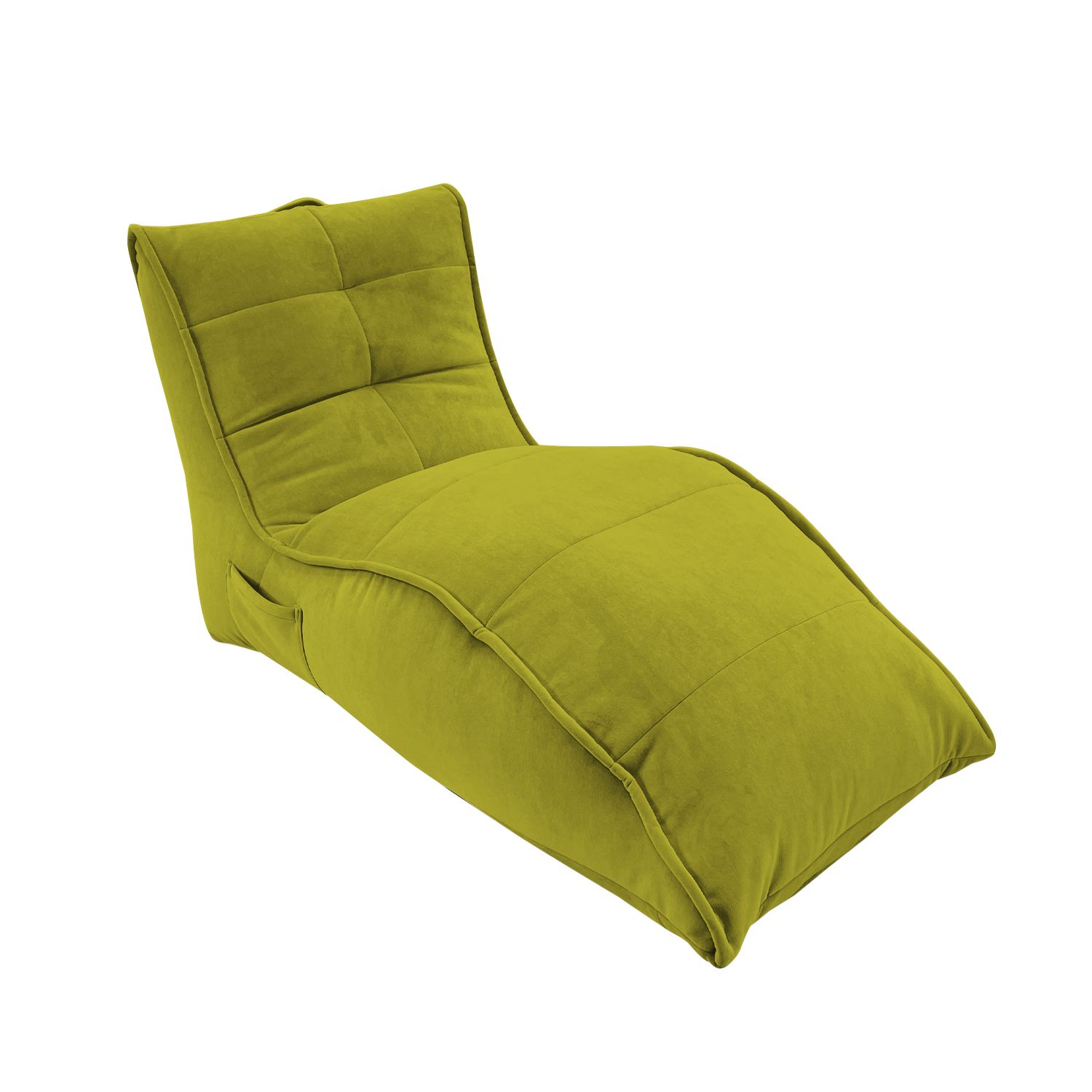 зелёное бескаркасный лаунж-диван Avatar Sofa велюровое для гостиной, кабинета и лаунж-зоны