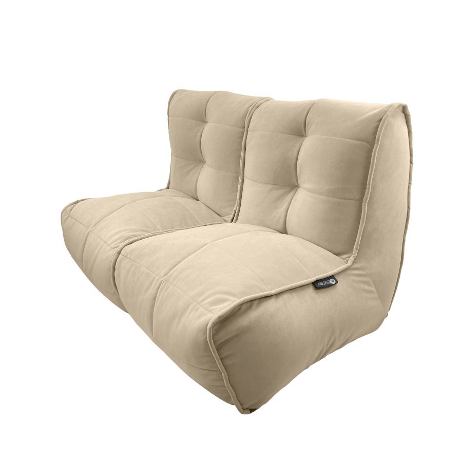 натуральное двойной модульный диван Twin Couch велюровое — дизайн и качество