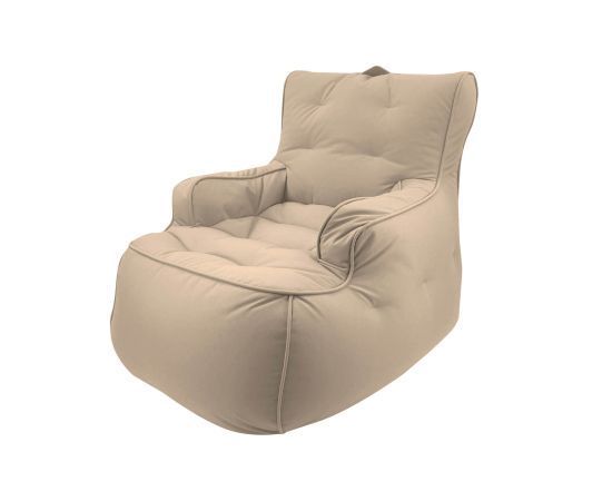 бежевое уличное лаунж-кресло Tranquility Armchair уличное (Oxford) для террасы, сада и веранды