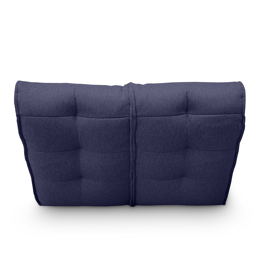 синее двойной модульный диван Twin Couch жаккардовое в интерьере гостиная