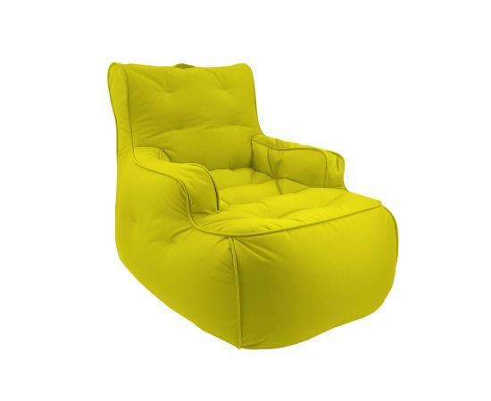 лаймово-зелёное уличное лаунж-кресло Tranquility Armchair уличное из олефина для террасы, сада и веранды
