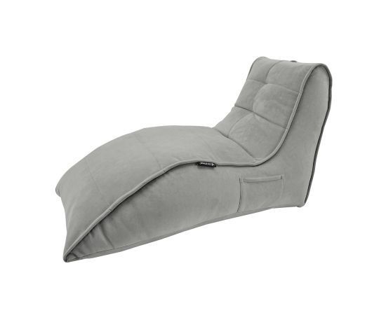 светло-серое бескаркасный лаунж-диван Avatar Sofa велюровое для гостиной, кабинета и лаунж-зоны