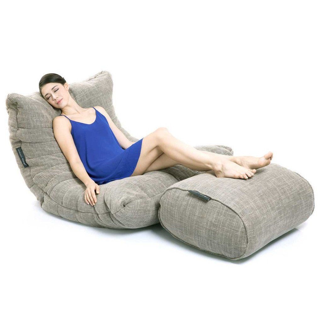 натуральное акустическое кресло-мешок Acoustic Lounge из Sofa Weave для офиса, переговорной и студии — фото в интерьере