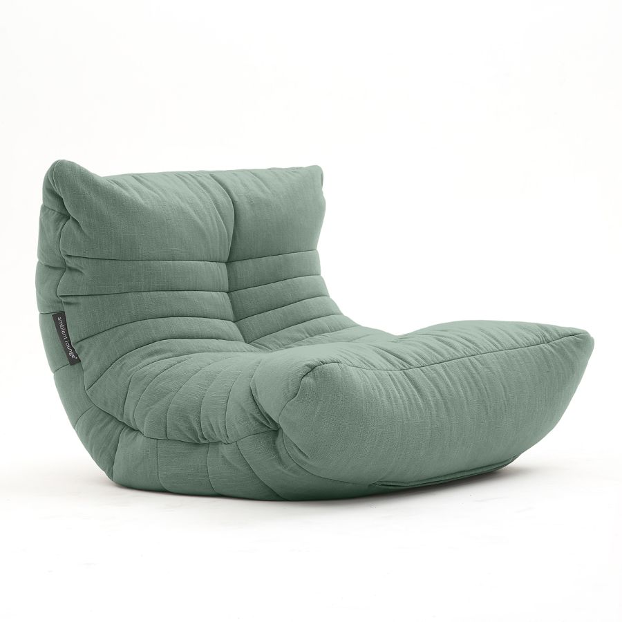 мятное акустический бескаркасный диван Acoustic Sofa шенилловое для домашнего кинотеатра, офиса и студии