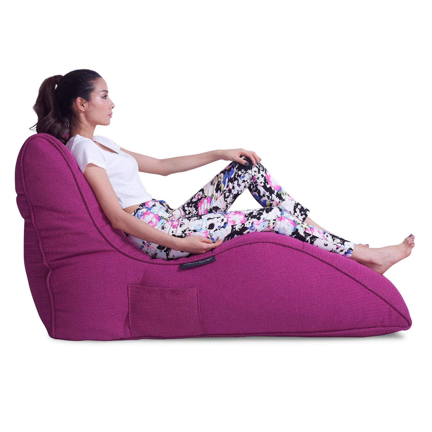 розовое бескаркасный лаунж-диван Avatar Sofa из Sofa Weave для гостиной, кабинета и лаунж-зоны