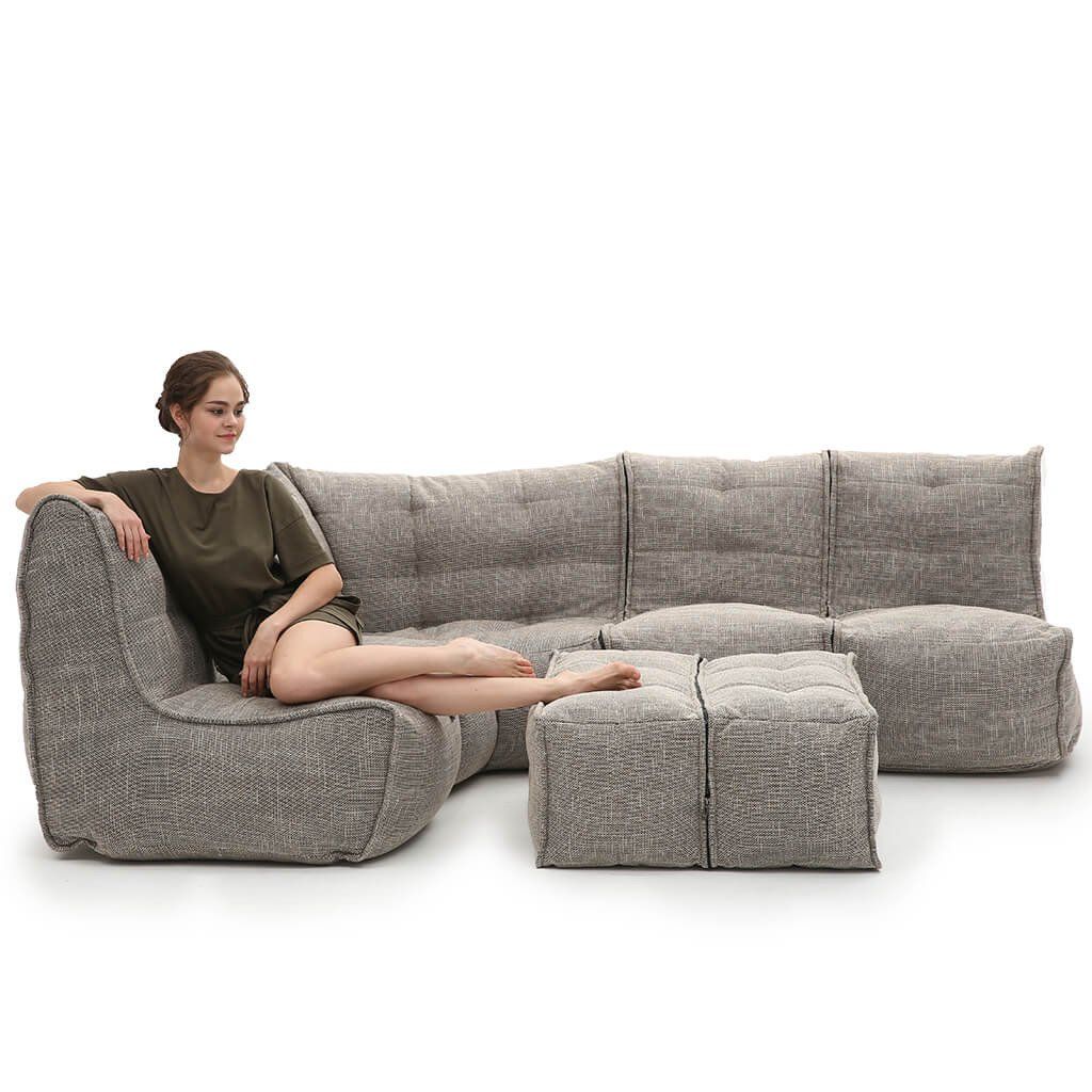 натуральное большой лаунж-гарнитур Mod5 Living Lounge из Sofa Weave для гостиной и event-пространства