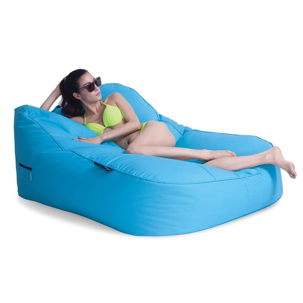 голубое уличный двухместный диван Satellite Twin Sofa уличное (Oxford) для террасы, сада и event-зон