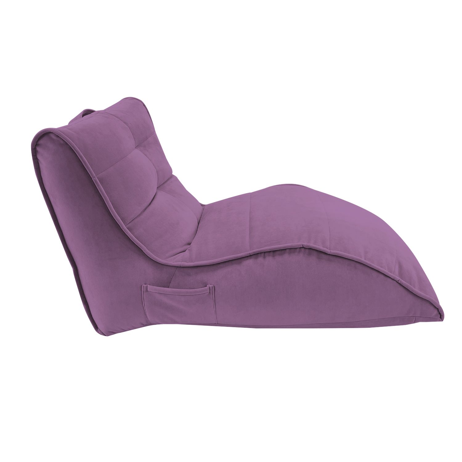 розовое бескаркасный лаунж-диван Avatar Sofa велюровое для гостиной, кабинета и лаунж-зоны — крупный план