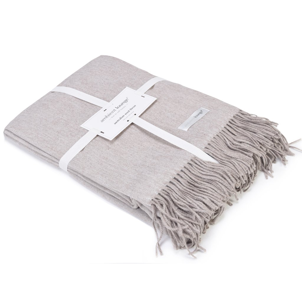 Merino Throw - Camel Tea (Шерсть)