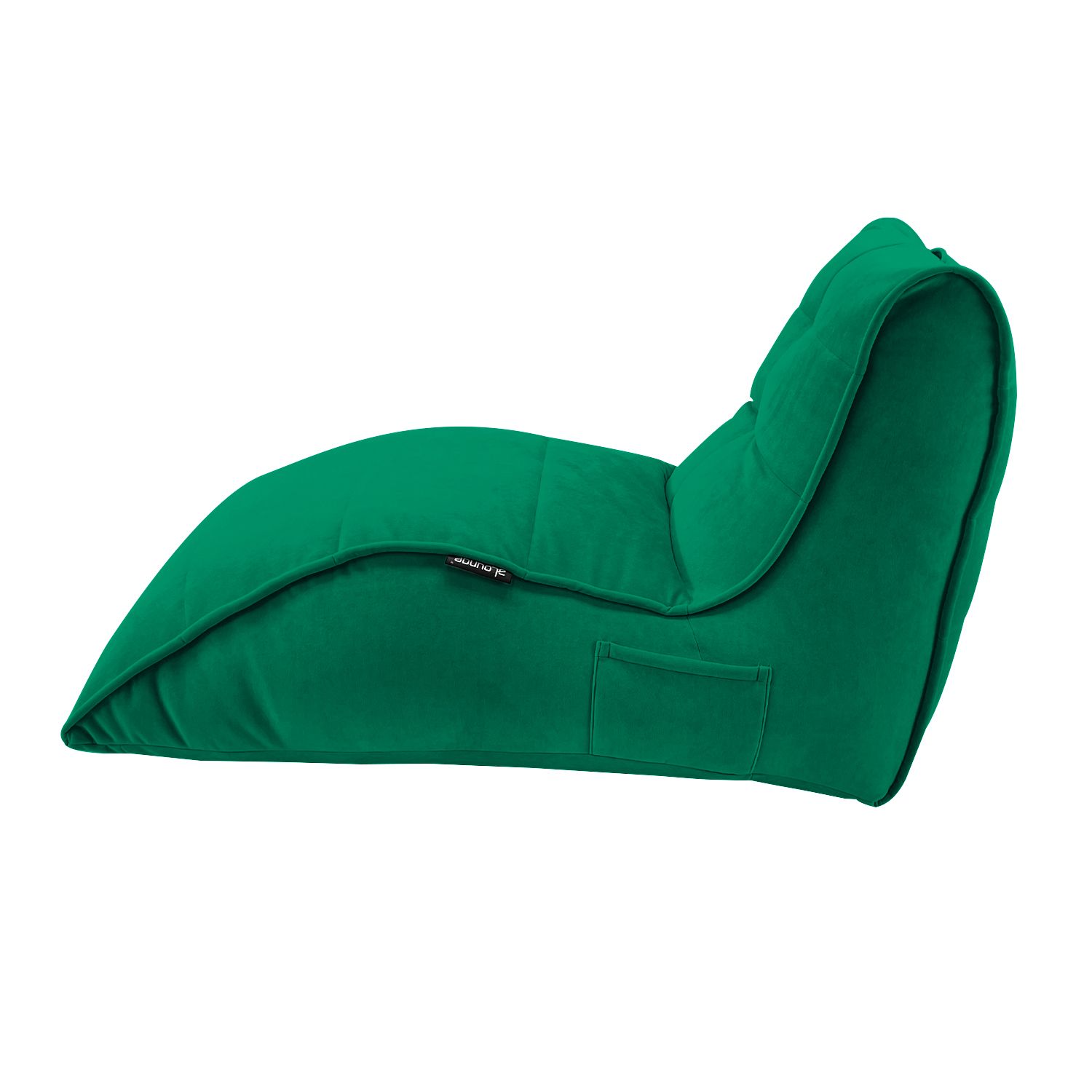 зелёное бескаркасный лаунж-диван Avatar Sofa велюровое для гостиной, кабинета и лаунж-зоны
